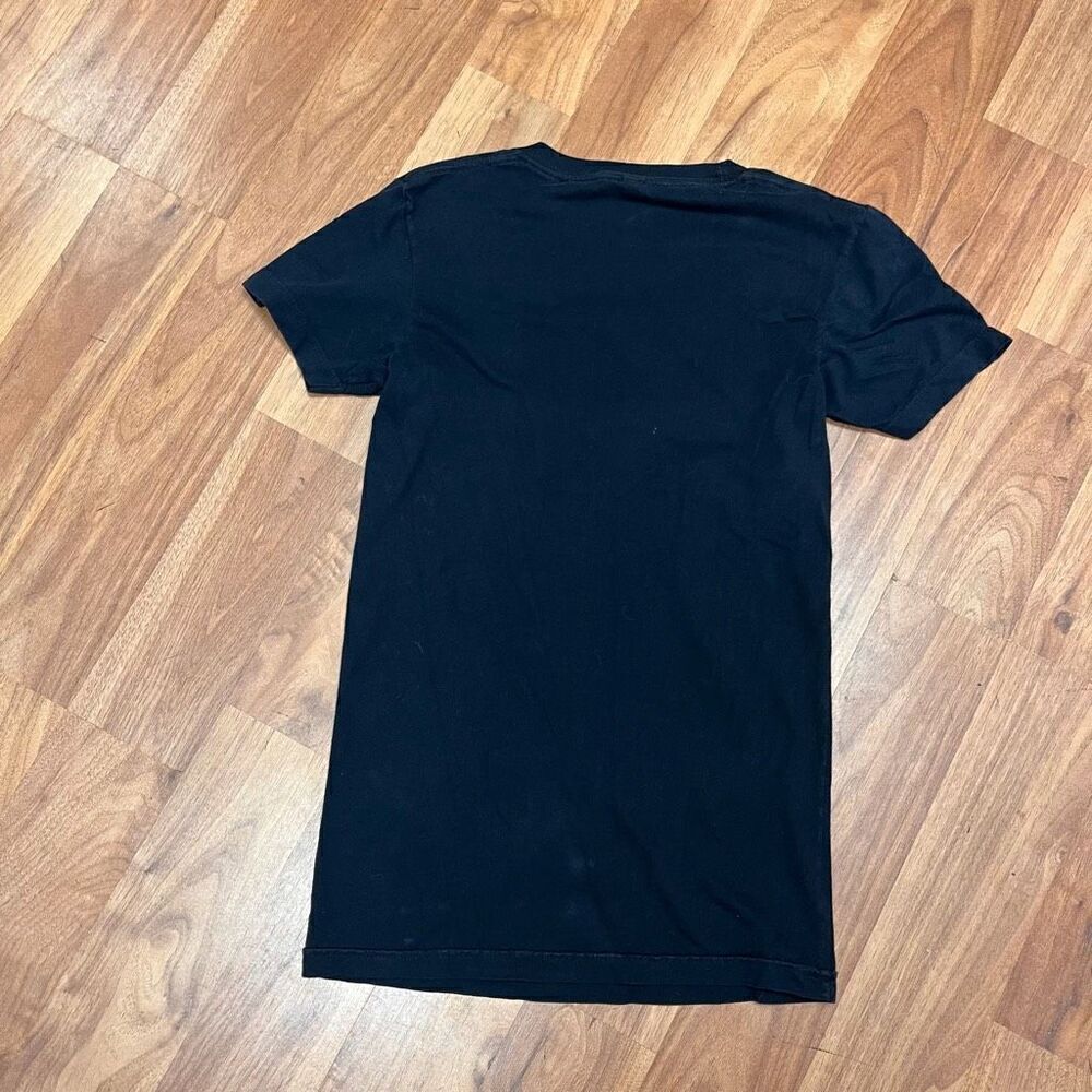 American Apparel Womens Black Framing Hanley Short Sleeve T-Shirt Size Small - Picture 9 of 9